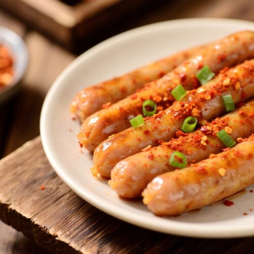Hot pepperoni sausage